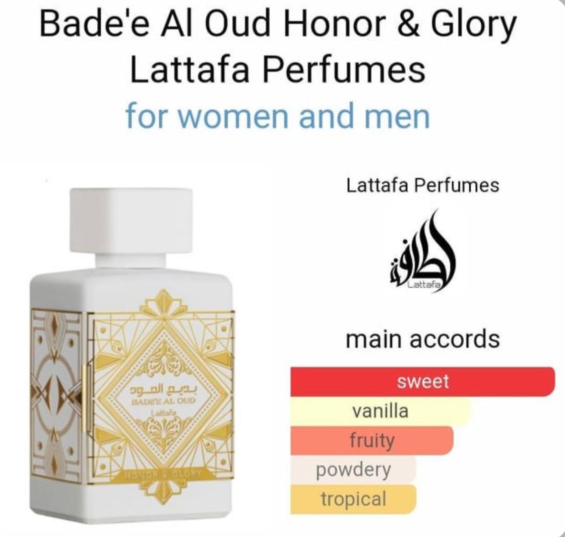 Bade'e Al Oud Honor & Glory de Lattafa Perfumes ( set 3 )